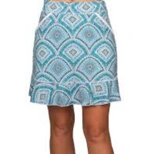Sofibella Angelic Ruffle Hem Golf Skort Large